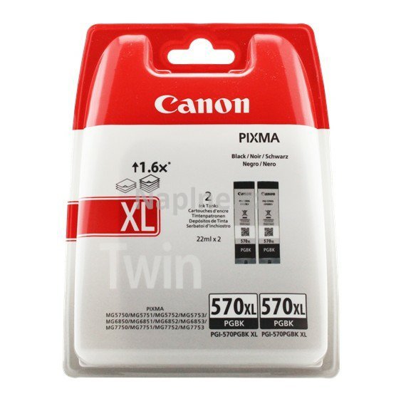 Twin Pack originální cartridge Canon PGI-570PGBK - black_1