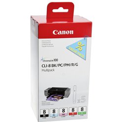 Cartridge Canon CLI-8 - CLI8 originální BK/PC/PM/R/G