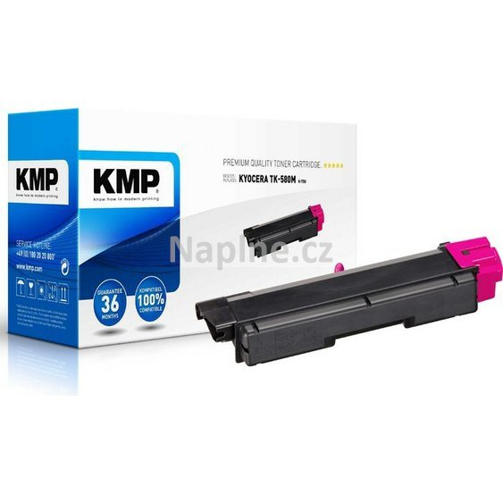 KMP kompatibilní toner s Kyocera označení TK-580M XXL - magenta zvětšená kapacita_1