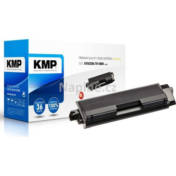 KMP kompatibilní toner s Kyocera označení TK-580K XXL - black zvětšená kapacita_1