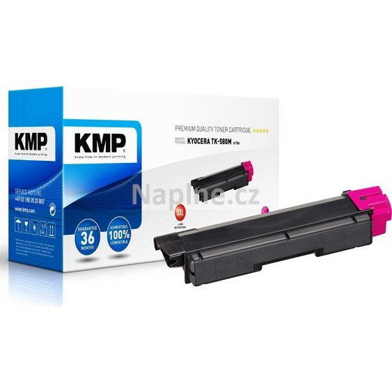 KMP kompatibilní toner s Kyocera označení TK-580M XXL - magenta zvětšená kapacita_1