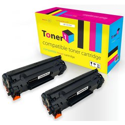 Double pack toneru HP 78A - CE278A kompatibilní černý Toner1