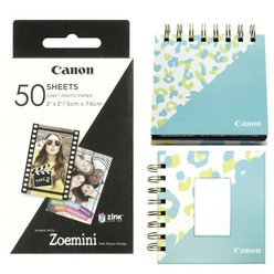 Samolepící fotopapír Canon ZINK ZP-2030 5x7,6cm 50 listů + fotoalbum + stojánek