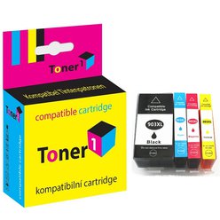 Cartridge HP 903XL - 3HZ51AE kompatibilní černá/azurová/purpurová/žlutá Toner1