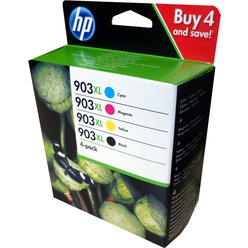 Cartridge HP 903XL - 3HZ51AE originální černá/azurová/purpurová/žlutá