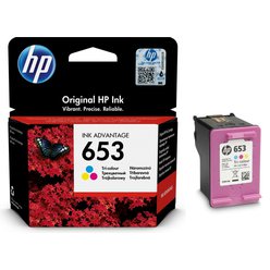 Cartridge HP 653 - 3YM74AE originální barevná