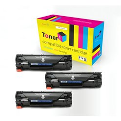 Multipack 3x toner HP 85A - CE285A kompatibilní černý Toner1