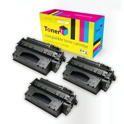 Multipack 3x toner HP 05X - CE505X kompatibilní černý Toner1