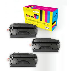 Multipack 3x toner HP 80X - CF280X kompatibilní černý Toner1