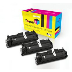 Multipack 3x toner HP 12A - Q2612A kompatibilní černý Toner1