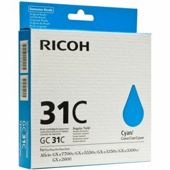 Cartridge Ricoh GC-31C - 405689 originální azurová