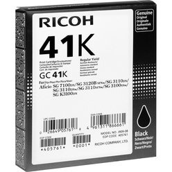 Cartridge Ricoh GC-41K - 405761 originální černá