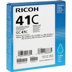 Cartridge Ricoh GC-41C - 405762 originální azurová