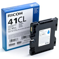 Cartridge Ricoh GC-41CL - 405766 originální azurová