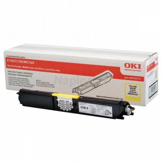 Originální toner OKI pro tiskárny C110/C130 ( 44250721 ) - yellow high capacity._1