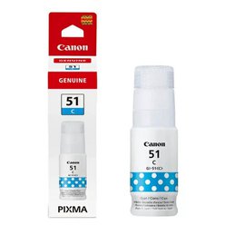 Inkoust Canon GI-51C originální azurový