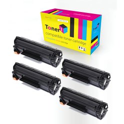 Multipack 4x toner Canon CRG-737 - 9435B002 kompatibilní černý Toner1