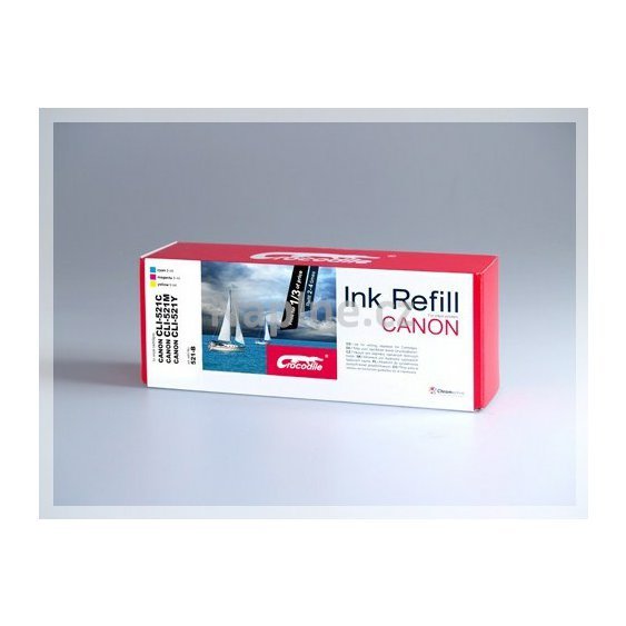 Refill kit pro CANON označení CLi-521C cyan - CLi-521M magenta - CLi-8Y yellow _1