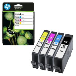 Cartridge HP 924 - 6C3Z1NE originální černá/azurová/purpurová/žlutá