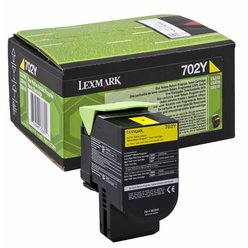 Toner Lexmark 70C20Y0 originální žlutý