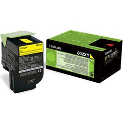 Toner Lexmark 80C2XY0 originální žlutý