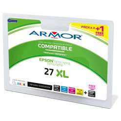 Cartridge Epson 27XL - C13T271640 kompatibilní černá/azurová/purpurová/žlutá