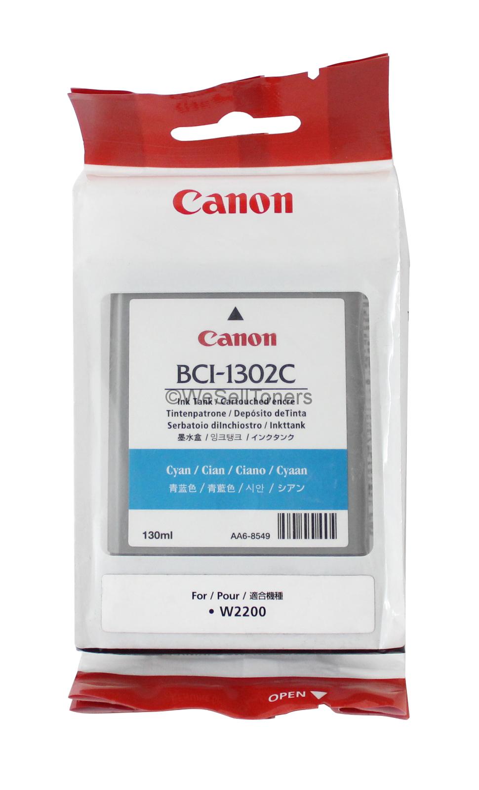 Cartridge Canon BCI-1302C BCI1302C originální azurová