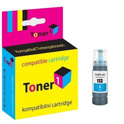 Cartridge Epson 113 - C13T06B240 kompatibilní azurová Toner1
