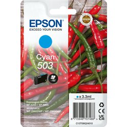 Cartridge Epson 503 - C13T09Q24010 originální azurová