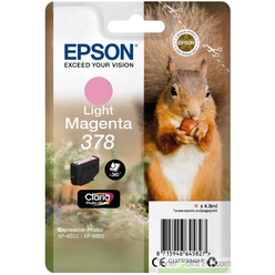 Cartridge Epson T378640 - C13T37864010 originální světle purpurový