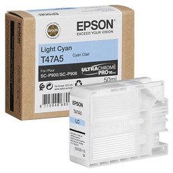 Cartridge Epson T47A5 - C13T47A500 originální světle azurová