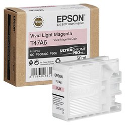 Cartridge Epson T47A6 - C13T47A600 originální světle purpurová
