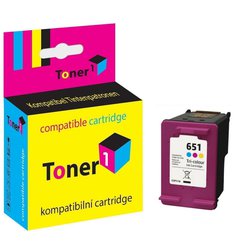 Cartridge HP 651 - C2P11AE kompatibilní barevná Toner1