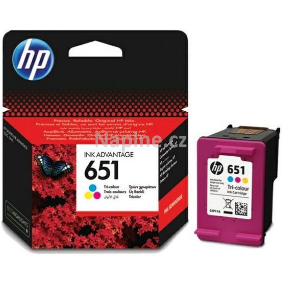 Originální cartridge HP 651 - C2P10A color_1