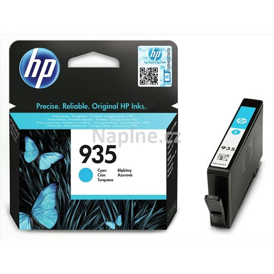 Originální inkoustová kazeta HP No.935 označení C2P20AE - cyan_1