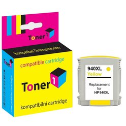 Cartridge HP 940XL - C4909AE kompatibillní žlutá XL Toner1