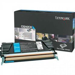 Toner Lexmark C5242CH originální azurový