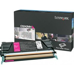 Toner Lexmark C5242MH originální purpurový