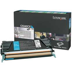 Toner Lexmark C5340CX originální azurový