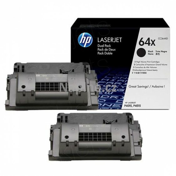 HP double pack originálního toneru CC364X._1