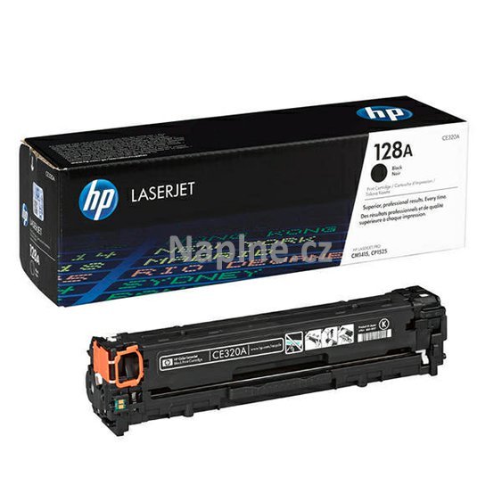 Originální toner HP označení CE320A - černý._1