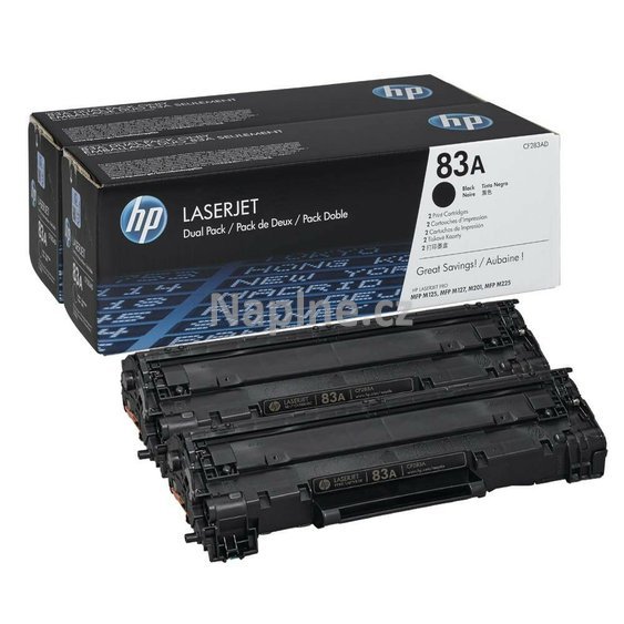 Double pack originálního toneru HP 83A ( CF283A ) - black_1