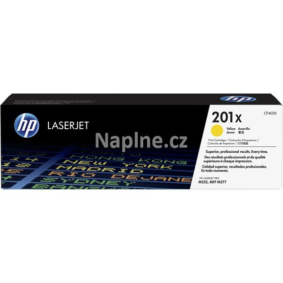 Originální toner HP 201X ( CF402X ) - yellow_1