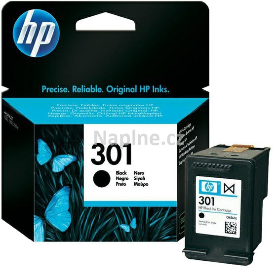 Originální inkoustová kazeta HP No.301 označení CH561EE - black.
_1