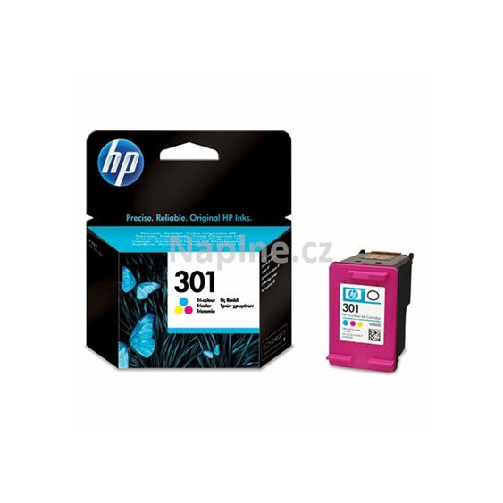 Originální inkoustová kazeta HP No.301 označení CH562EE - color.
_1