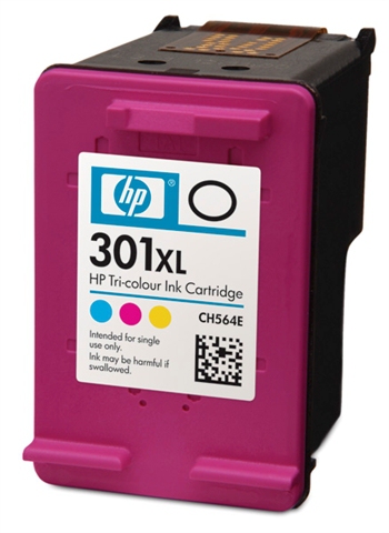 HP 301XL Tintenpatronen 3er Set - Hochkapazität, Geeignet Für HP DeskJet 1000, 1010, 1050 Uvm.