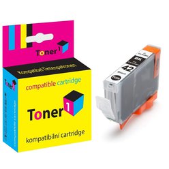 Cartridge Canon CLI-42BK - CLI42BK kompatibilní černá Toner1