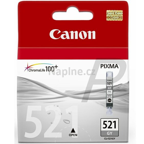 originální cartridge Canon CLI521GY - šedá_1