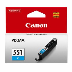 Cartridge Canon CLI-551C - CLI551C originální azurová