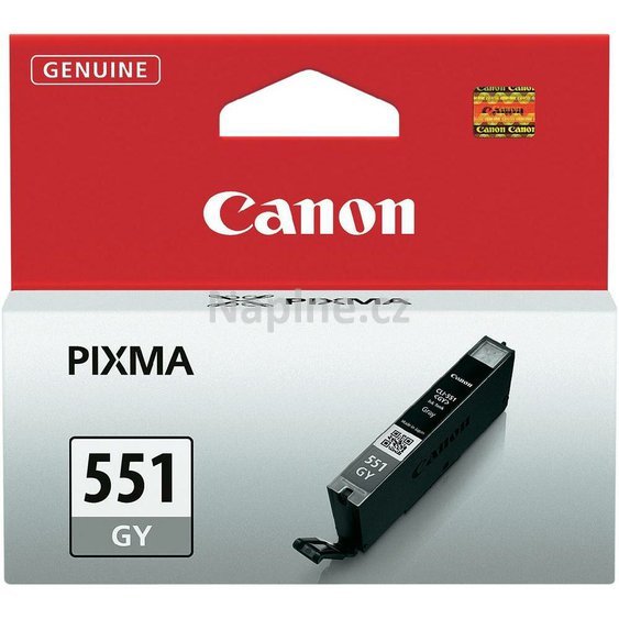 Originální cartridge Canon CLI-551GY - šedá._1